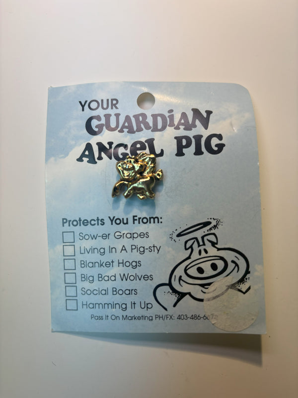 14. Guardian Angel Pig Pin