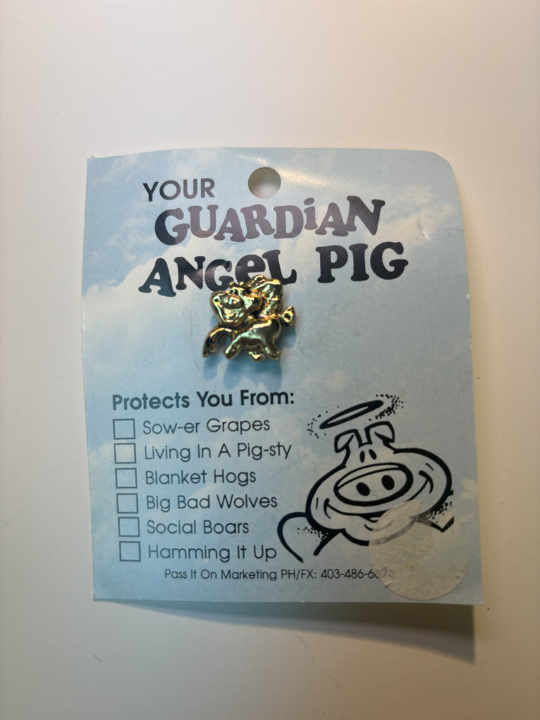 14. Guardian Angel Pig Pin