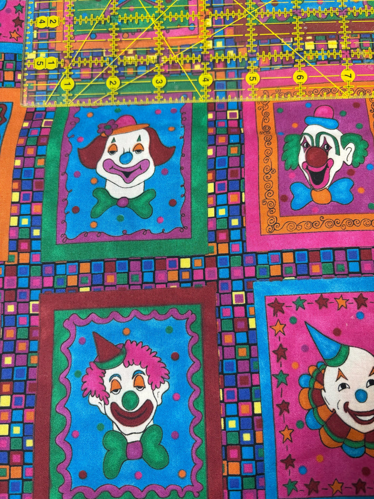 Clown print.
