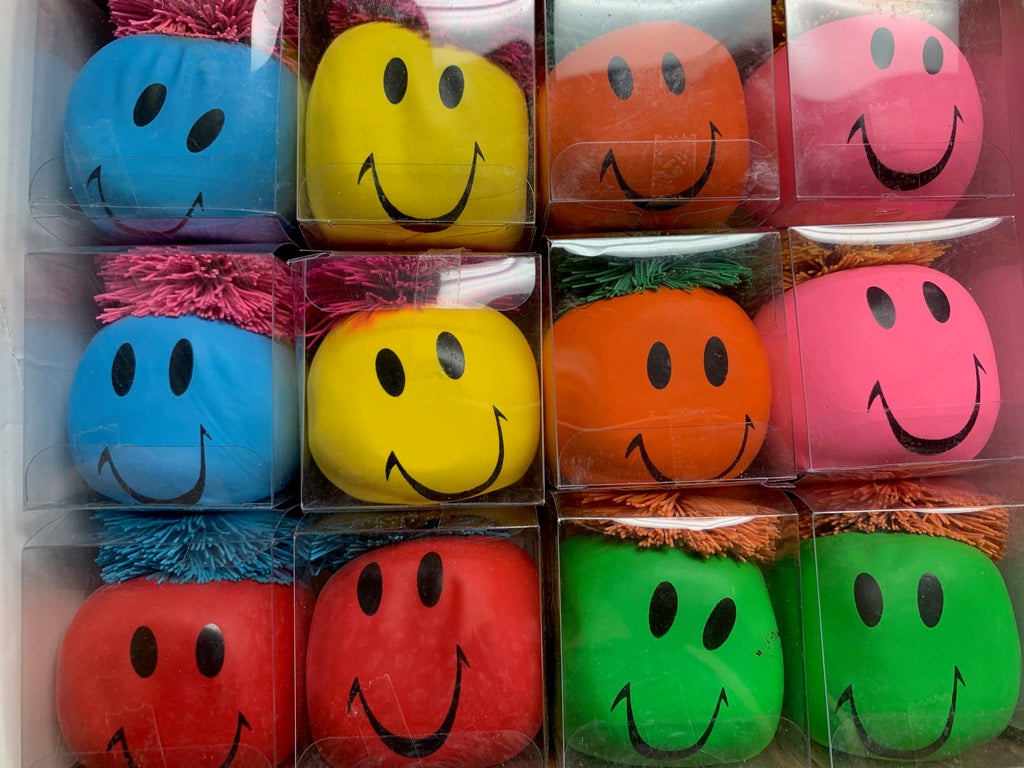 Happy face balls